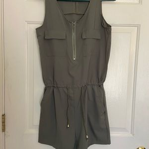 Green Cargo Romper
